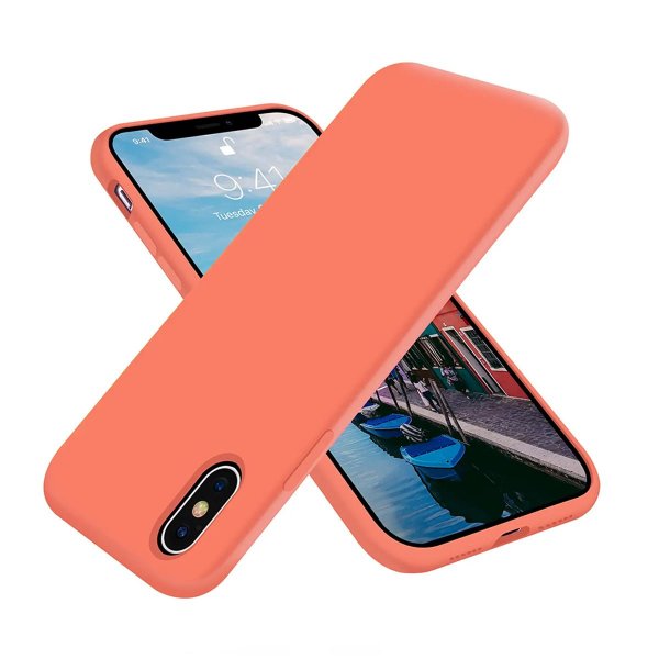 Rvelon iPhone X/iPhone Xs Skal Silikon Rosa