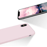 Rvelon iPhone X/iPhone Xs Skal Silikon Sandrosa