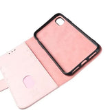 Rvelon iPhone X/iPhone Xs Fodral Äkta Läder Rosa