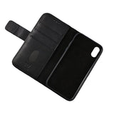 Rvelon iPhone X/iPhone Xs Fodral Äkta Läder Svart