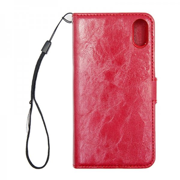 iPhone X/iPhone Xs Fodral Magnetiskt Avtagbart Skal Röd
