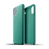 Mujjo iPhone 11 Pro Max Skal Full Leather Case Alpine Green
