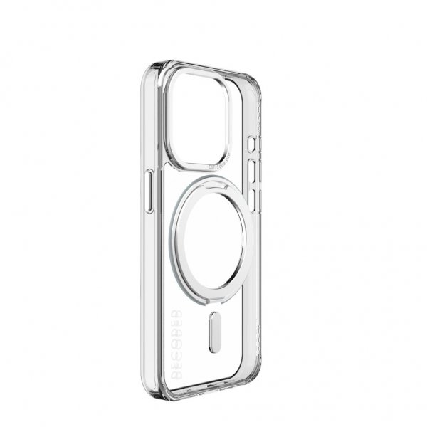 Decoded iPhone 15 Pro Skal Recycled Plastic Transparant Loop Stand Back Cover Klar