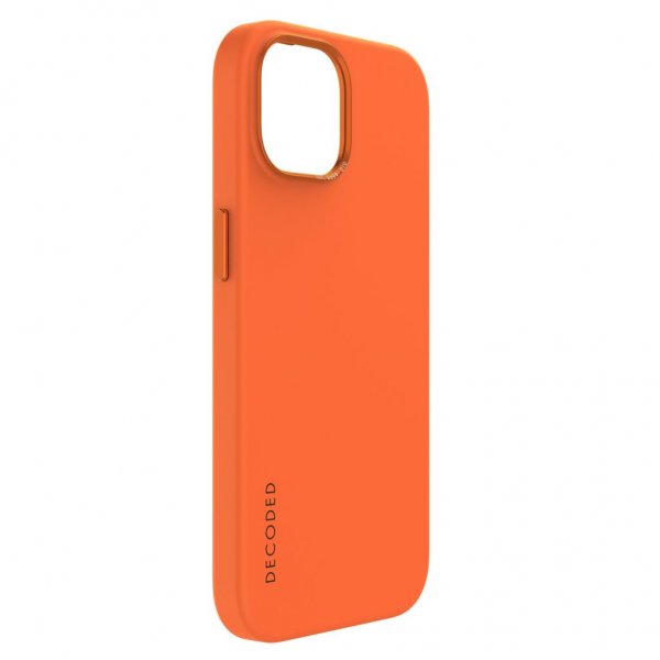 Decoded iPhone 15 Plus Skal Silicone Backcover Apricot