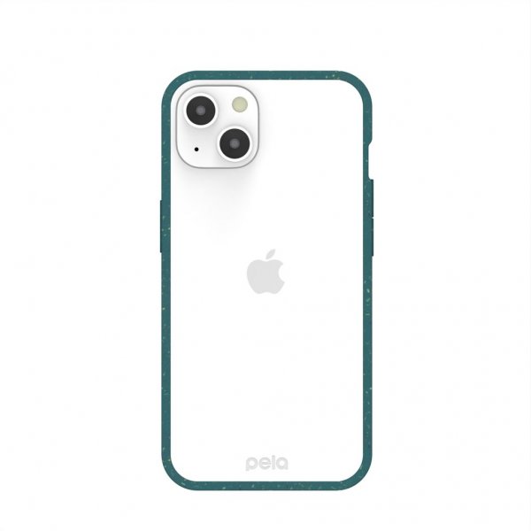 Pela iPhone 13 Skal Eco Friendly Clear Grön