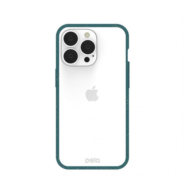 Pela iPhone 13 Pro Skal Eco Friendly Clear Grön
