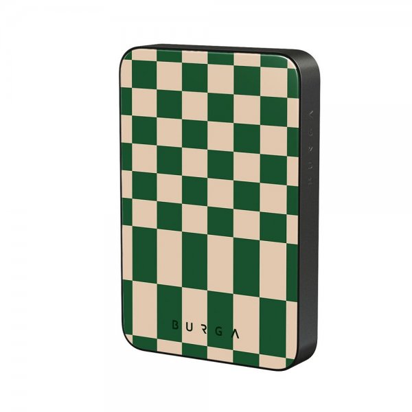 Burga Powerbank MagSafe 5000 mAh Ivy League Metallgrå