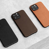 Journey iPhone 13 Pro Max Skal Äkta Läder MagSafe Tan