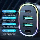 Joyroom Billaddare JR-CL29 70W 4 Port Car Charger
