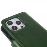 Nordic Covers iPhone 14 Pro Fodral Essential Leather Juniper Green