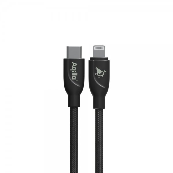 Aqiila Kabel Cablebird CB21 USB-C till Lightning 60W 1m Svart