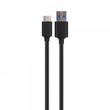 Xqisit Kabel Charge & Sync USB-A till USB-C 1m Svart