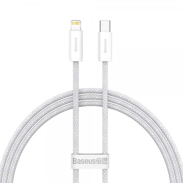 Baseus Kabel Dynamic Series USB-C till Lightning 1 m Vit