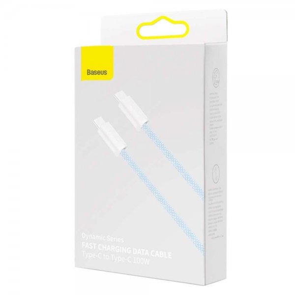 Baseus Kabel Dynamic Series USB-C till USB-C 1 m Blå