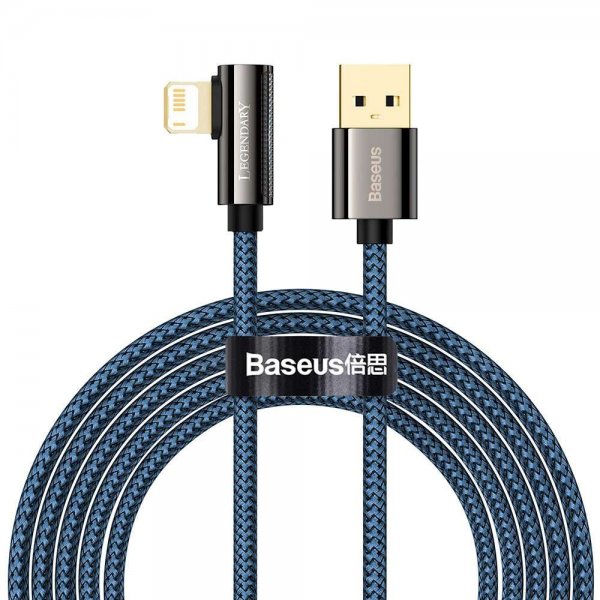 Baseus Kabel Legend Series USB-A till Lightning 2 m Blå