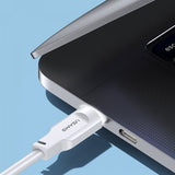 USAMS Kabel Lithe Series USB-C/USB-C 1.2 m Vit