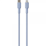 Puro Kabel Soft Charge & Sync Cable USB-C/Lightning 1.5m Ljusblå