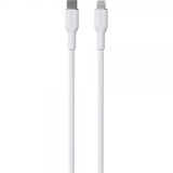 Puro Kabel Soft Charge & Sync Cable USB-C/Lightning 1.5m Vit