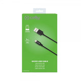 Celly Kabel USB-A till Micro-USB 1M Svart