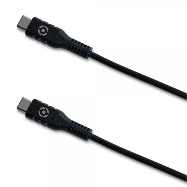 Celly Kabel USB-C/USB-C 60W 1m Svart
