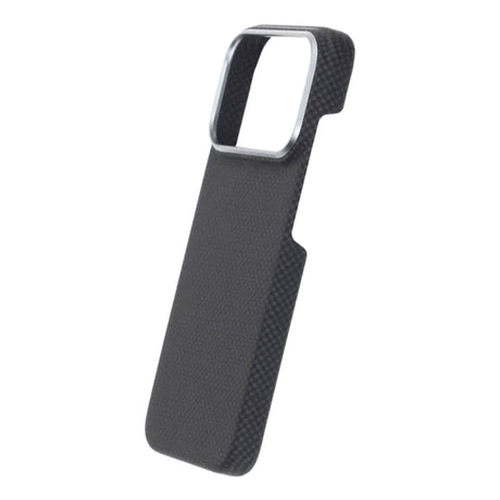 iPhone 17 Pro Skal Kevlar MagSafe Svart med rutnät