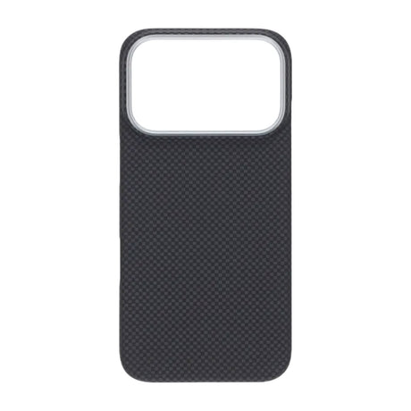 iPhone 17 Pro Skal Kevlar MagSafe Svart med rutnät