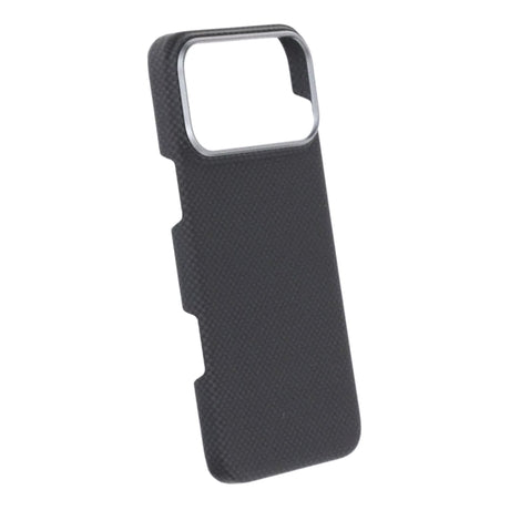 iPhone 17 Pro Max Skal Kevlar MagSafe Svart med rutnät