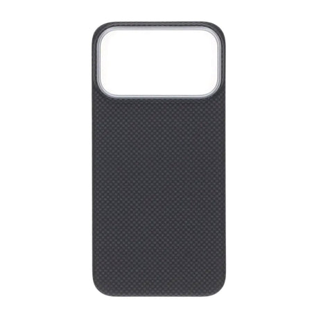 iPhone 17 Pro Max Skal Kevlar MagSafe Svart med rutnät