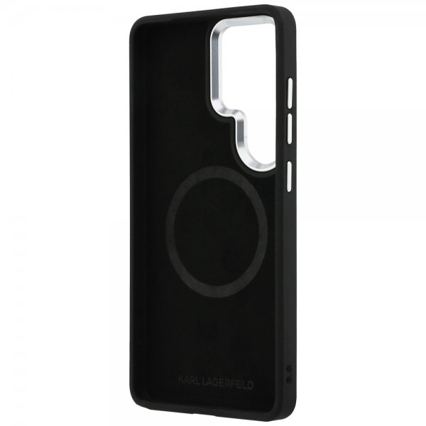 Karl Lagerfeld Samsung Galaxy S26 Ultra Skal Perforated Logo MagSafe Svart
