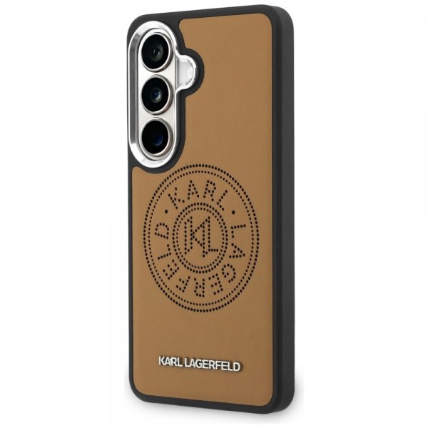 Karl Lagerfeld Samsung Galaxy S26 Plus Skal Perforated Logo MagSafe Brun