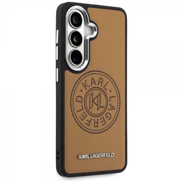 Karl Lagerfeld Samsung Galaxy S26 Plus Skal Perforated Logo MagSafe Brun