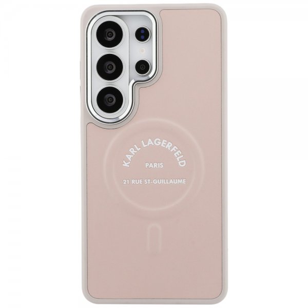 Karl Lagerfeld Samsung Galaxy S26 Ultra Skal Embossed MagSafe RSG Rosa