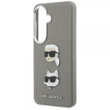 Karl Lagerfeld Samsung Galaxy S26 Skal Saffiano Karl & Choupette Silver