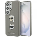 Karl Lagerfeld Samsung Galaxy S26 Ultra Skal Saffiano Karl & Choupette Silver