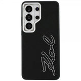 Karl Lagerfeld Samsung Galaxy S26 Ultra Skal Metal Logo Grained Svart