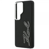Karl Lagerfeld Samsung Galaxy S26 Ultra Skal Metal Logo Grained Svart