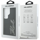 Karl Lagerfeld Samsung Galaxy S26 Ultra Skal Metal Logo Grained Svart