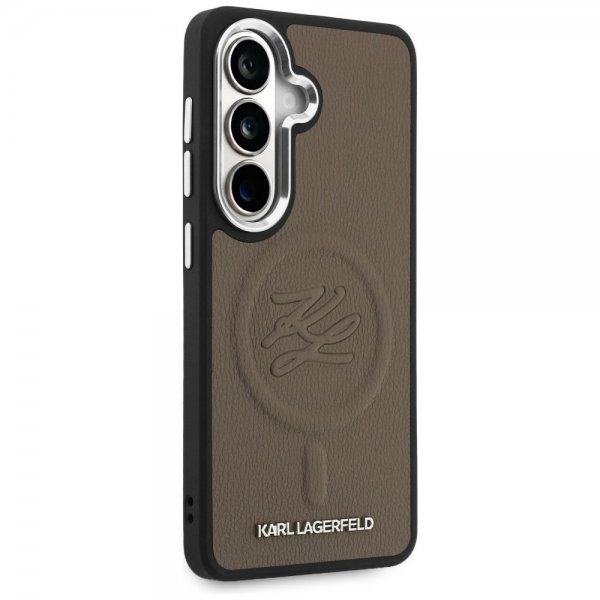 Karl Lagerfeld Samsung Galaxy S26 Plus Skal Embossed MagSafe Brun