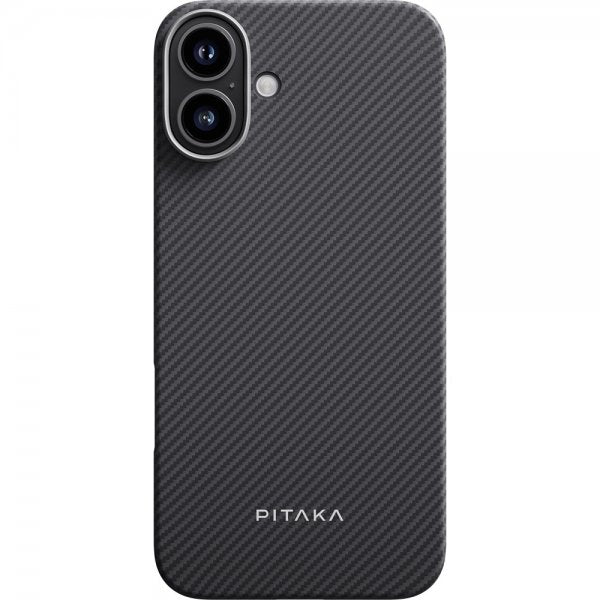 Pitaka iPhone 16 Skal Ultra-Slim Case MagSafe Black/Grey Twill
