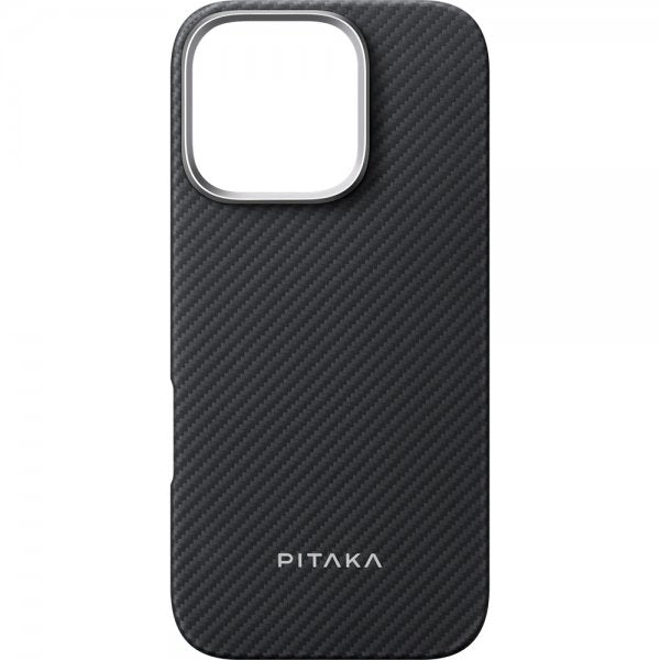 Pitaka iPhone 16 Pro Max Skal Ultra-Slim Case MagSafe Black/Grey Twill