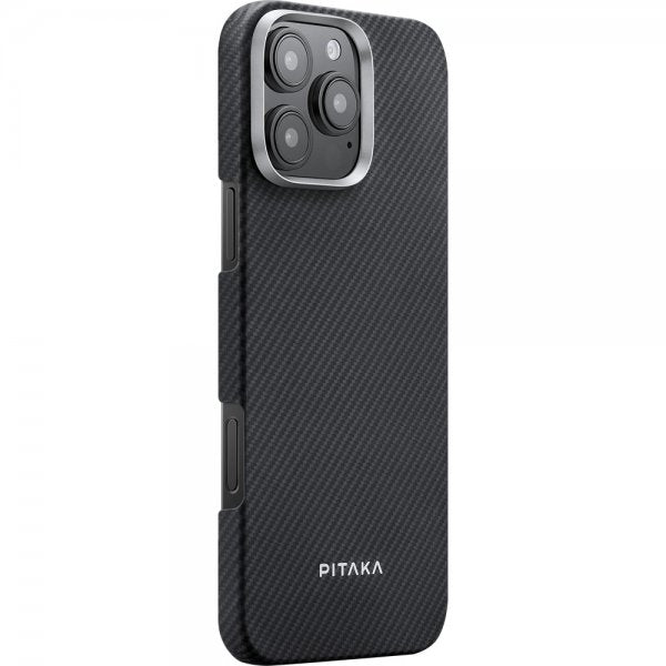 Pitaka iPhone 16 Pro Max Skal Ultra-Slim Case MagSafe Black/Grey Twill