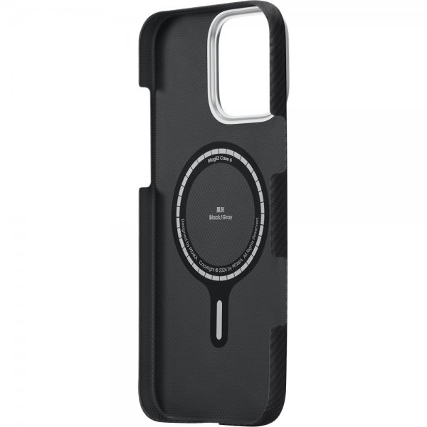 Pitaka iPhone 16 Pro Max Skal Ultra-Slim Case MagSafe Black/Grey Twill