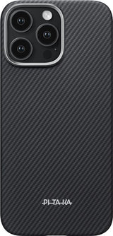 Pitaka iPhone 16 Pro Skal Edge MagSafe Black/Grey Twill