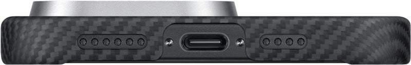 Pitaka iPhone 16 Pro Skal Edge MagSafe Black/Grey Twill