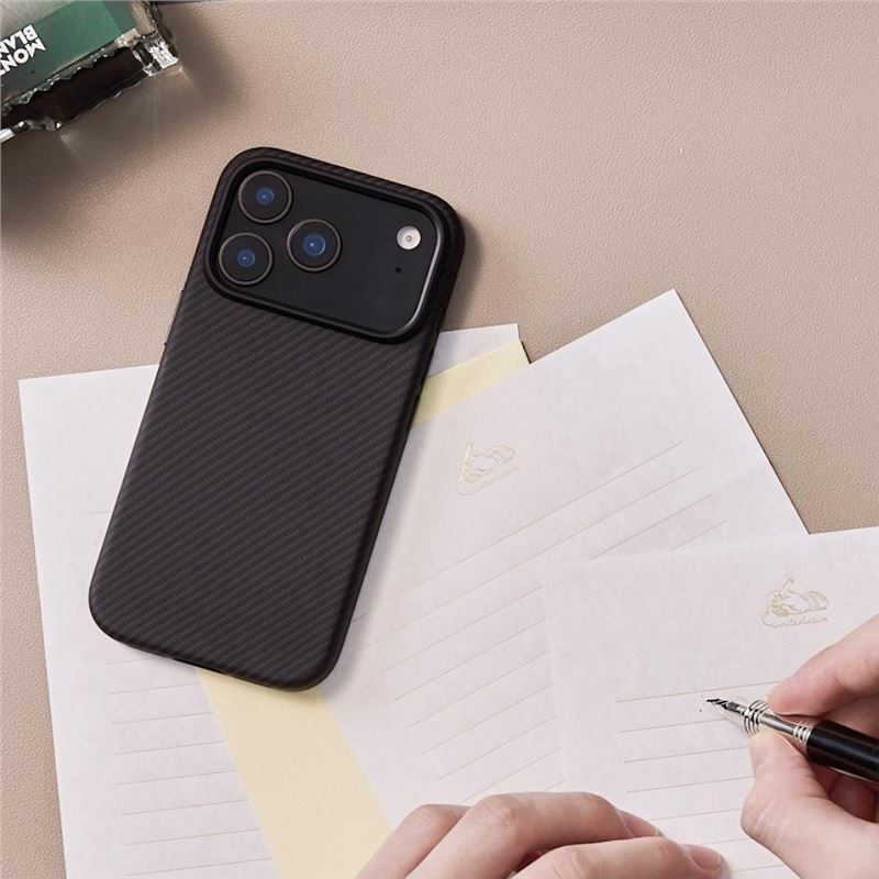 Pitaka iPhone 17 Pro Skal Summa MagSafe Black/Grey Twill