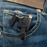 Bluelounge Kii 30pin iPhone 3. 4 / 4s Laddare Nyckelring Svart