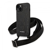 Karl Lagerfeld iPhone 14 Skal Crossbody Strap Svart