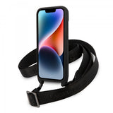 Karl Lagerfeld iPhone 14 Skal Crossbody Strap Svart