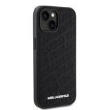 Karl Lagerfeld iPhone 15 Skal Quilted K Pattern Svart