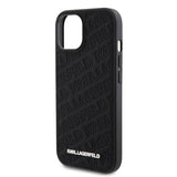 Karl Lagerfeld iPhone 15 Skal Quilted K Pattern Svart